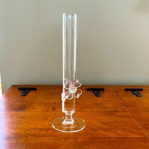 Vintage Don Lillie Glass Dogwood Vase